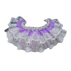 Beads Violet Princess Retro Style Lace Collar