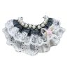 Black Beads Princess Retro Style Lace Collars