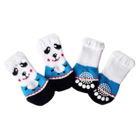 4 Pcs Dogs Knitted Socks