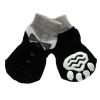 4 Pcs Cute Puppy Socks, Black Suit