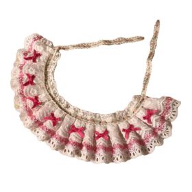 Handmade Pink Bowknot Retro Lace Collars