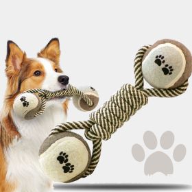 1pc Bone Shaped Cotton Rope Dog Chewing Toy