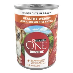 Purina One +Plus Lamb and Brown Rice Wet Dog Food