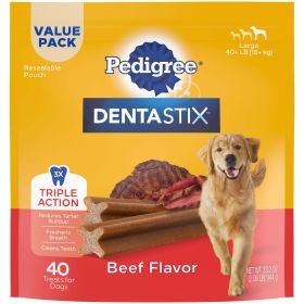 PEDIGREE DENTASTIX Beef Flavor Treats for Large Dogs