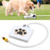 Outdoor Dog Pet Water Dispenser Step-on Activated Sprinkler