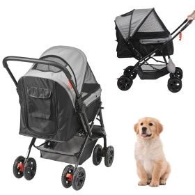 VEVOR Pet Stroller,  44lbs Weight Capacity