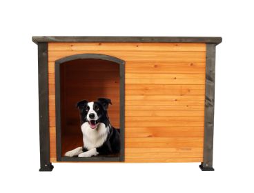 44"Dog House for Large Dogs(Gold red and black)(M)