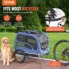 VEVOR Dog Bike Trailer, Supports up to 100 lbs,