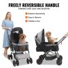 VEVOR Pet Stroller,  44lbs Weight Capacity