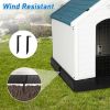 Dog Outdoor Plastic Weatherproof Kennel House