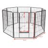 40 Inch 8 Metal Panel Heavy Duty Pet Playpen