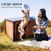 44"Dog House for Large Dogs(Gold red and black)(M)