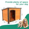 44"Dog House for Large Dogs(Gold red and black)(M)