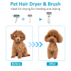 Pet hair Dryer with Slicker Brush; pet grooming