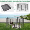 40 Inch 8 Metal Panel Heavy Duty Pet Playpen