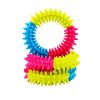 tri-color rubber prickly ring dog  toy