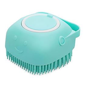 Dog Bath Brush Comb (Color: Blue)