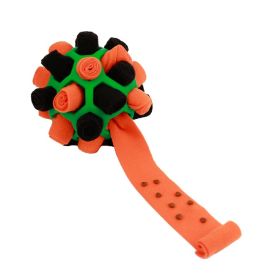 Pets Sniff Fried Balls, Toys, Bubble Rubber Balls (Option: Black Orange Halloween-1PCS)