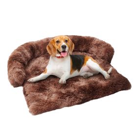 Dog Bed Mat For Couch - (Option: 43x41x7inch-Tiedye Dark Coffee)