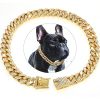 Dog Chain Crystal Artificial Diamondoid Dog Collar