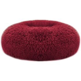 Pet Dog Bed Cozy Nest Sofa Bed Cushion M Size (Color: Red, size: M)