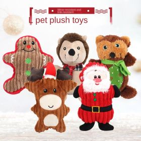 Christmas pet chew toy (Color: Benben Bear)