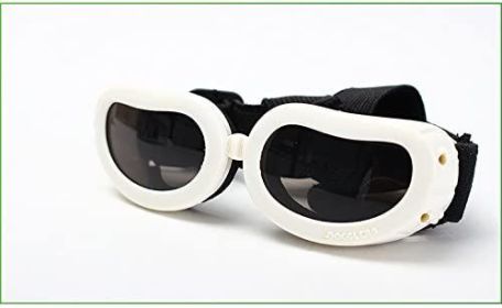 Pet Goggles Dog UV Protection (Color: White)