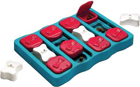 Pet Puzzle Treat Toy (Color: Red)