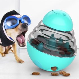 Dog Toys Food Ball Food Dispenser (Color: Blue)