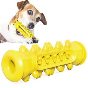 Dog Toothbrush Toys (Color: Basic Yellow)