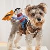 Cowboy Rider Pet Costume, For Small Medium Dogs