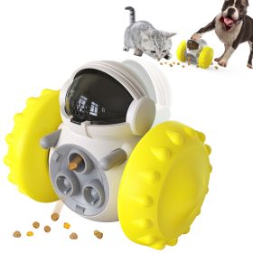 PawPartner Dog Tumbler Interactive Toys (Color: Yellow, Ships From: China)