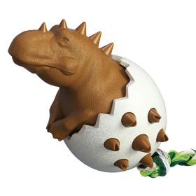 Rubber Kong Toy (Color: Dinosaur Coffee)