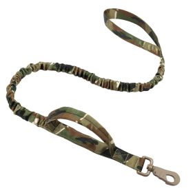 k9 leash; Bungee Dog Leash (Specifications (length * width): 100-150cm, colour: Khaki)