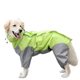 A Raincoat for all small and large dogs (colour: Lemon yellow, size: 16)