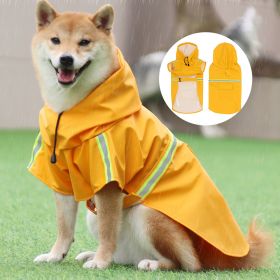 large and small dog raincoat cloak (colour: Pink, size: L (3-5kg))