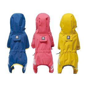 Small dog raincoat (colour: Lake blue, size: S (recommended weight 2-3 kg))