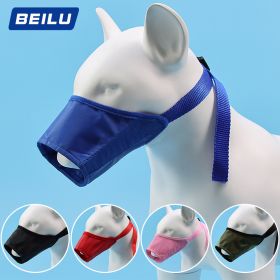 2pcs Dog Mouth Cover (Specifications: 1 # mouth circumference 12cm, colour: Blue)