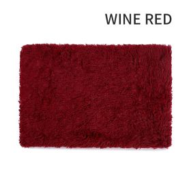 Dog Bed And Extra Matching Cover Sheet (Color: Wine Red, size: L)