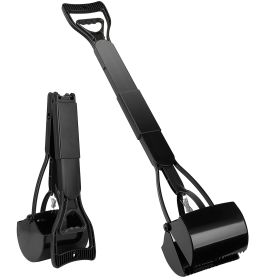 31.5in Pet Pooper Scooper (Color: Black)