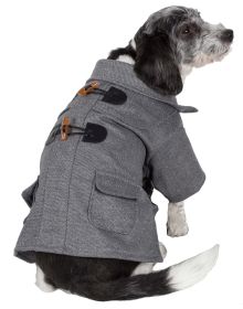 Military Static Collared Wool Pet Coat (size: X-Small)