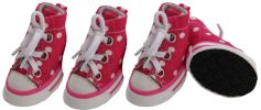 Extreme-Skater Canvas Pet Sneaker Shoes - Set Of 4