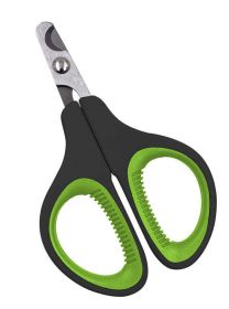 Pet Life 'Mini Razor' Nail Clipper for Small Breeds Puppies (Color: Green)