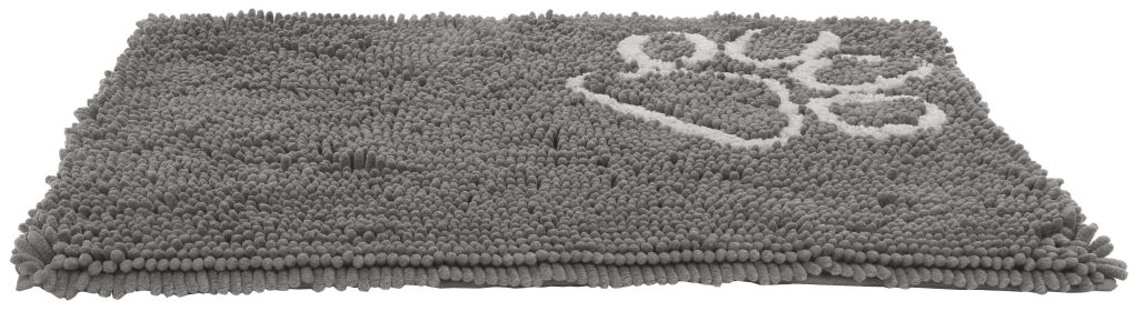 Pet Life 'Fuzzy' Quick-Drying Dog Mat (Color: Grey)