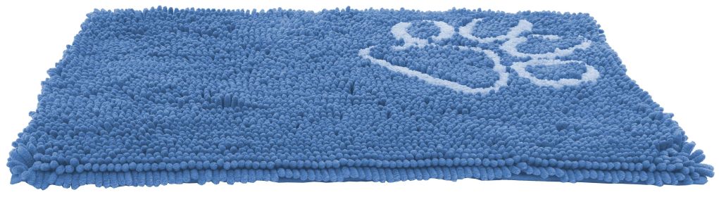 Pet Life 'Fuzzy' Quick-Drying Dog Mat (Color: Blue)