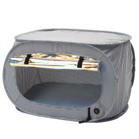 Pet Life "Enterlude" Electronic Heating Pet Tent (Color: Grey)