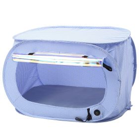 Pet Life "Enterlude" Electronic Heating Pet Tent (Color: Blue)