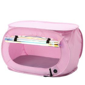 Pet Life "Enterlude" Electronic Heating Pet Tent (Color: Pink)