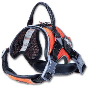 Dog Helios 'Scorpion' Dog Harness (Color: Orange, size: small)