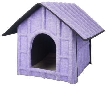 Pet Life 'Collapsi-Pad' Pet House (Color: Purple)